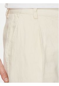 Pepe Jeans Chinosy Relaxed Pleated Linen Pants - 2 PM211700 Écru Relaxed Fit. Materiał: bawełna #2