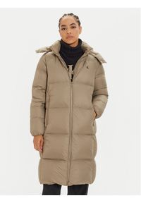 Calvin Klein Jeans Kurtka puchowa J20J224109 Beżowy Regular Fit. Kolor: beżowy. Materiał: syntetyk. Sezon: zima #1