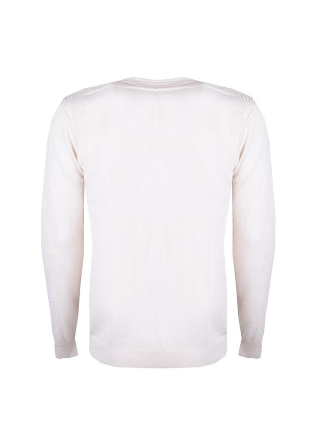 Takeshy Kurosawa Sweter | 82318 | Mężczyzna | Ecru. Okazja: na co dzień. Materiał: akryl, wełna. Styl: casual