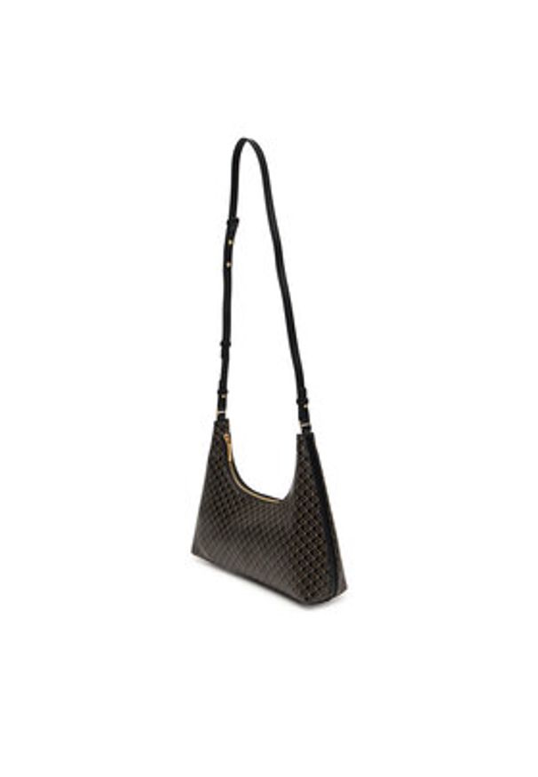 Calvin Klein Torebka Emblem Aop Conv Shoulder Bag LV04F3298G Czarny. Kolor: czarny. Materiał: skórzane
