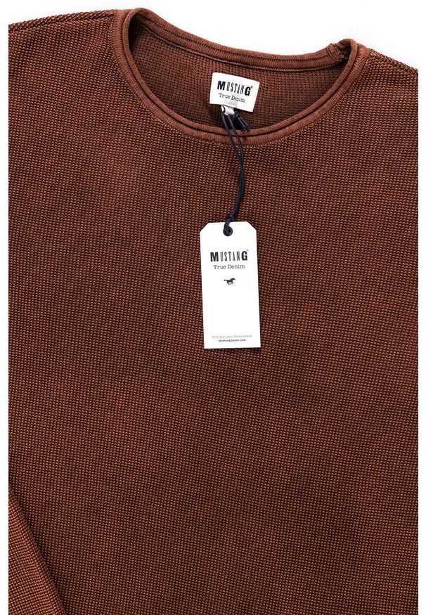 Mustang - MĘSKI SWETER MUSTANG Emil C Waffle ANDORRA 1008709 3232