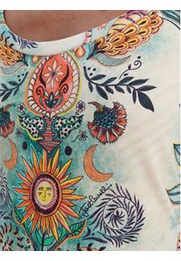 Just Cavalli T-Shirt 80PAHE02 CJ112 Kolorowy Slim Fit. Materiał: bawełna. Wzór: kolorowy #5