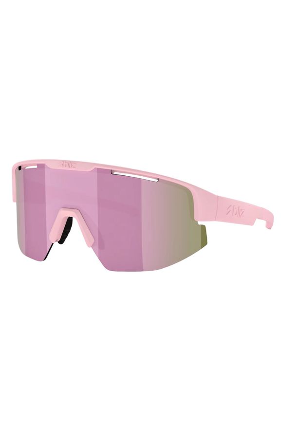 BLIZ - Okulary przeciwsłoneczne Bliz Matrix matte powder pink/brown/rose multicolor. Kolor: różowy. Sport: kolarstwo, narciarstwo