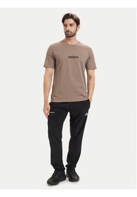 Adidas - adidas T-Shirt Essentials Linear KF2390 Beżowy Regular Fit. Kolor: beżowy. Materiał: bawełna #2