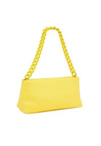 Tommy Jeans Torebka Tjw City-Wide Shoulder Bag AW0AW15937 Żółty. Kolor: żółty. Materiał: skórzane #4