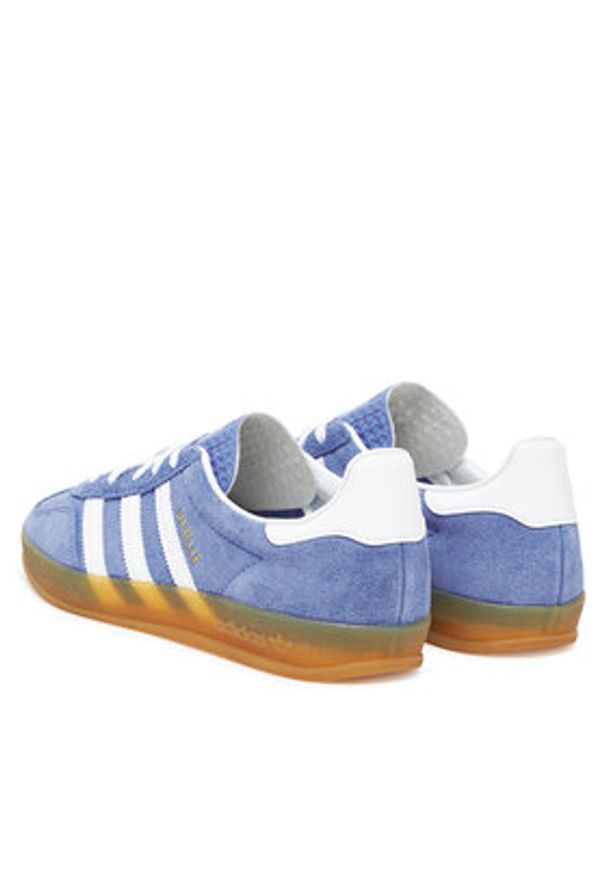 Adidas - adidas Sneakersy Gazelle Indoor HQ8717 Niebieski. Kolor: niebieski. Materiał: skóra, zamsz. Model: Adidas Gazelle