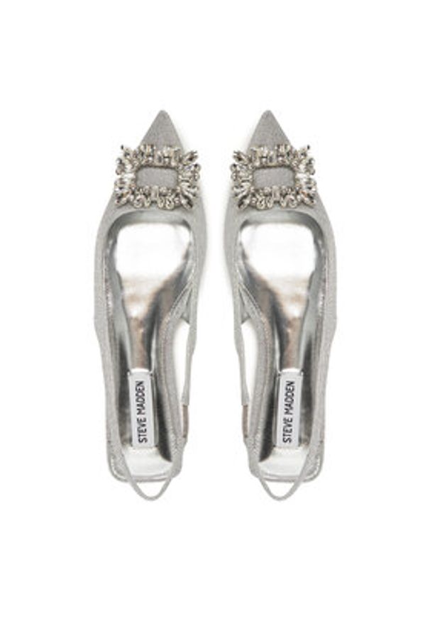 Steve Madden Sandały Calista SM11003625 Srebrny. Kolor: srebrny. Materiał: materiał