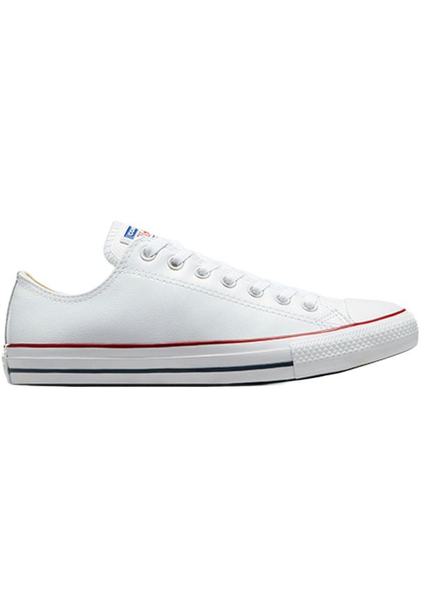 Trampki Converse Chuck Taylor Ox Leather, Dla obu płci. Kolor: biały. Materiał: skóra, materiał