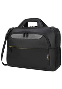 TARGUS - Targus CityGear 14-15.6'' Topload czarny. Kolor: czarny. Wzór: paski. Styl: biznesowy