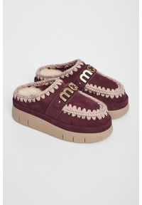 Mou - Klapki damskie skórzane mule MOU. Materiał: skóra #1