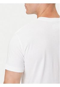 Versace Jeans Couture T-Shirt 79GAHT00 CJ00T Biały Regular Fit. Kolor: biały. Materiał: bawełna #5