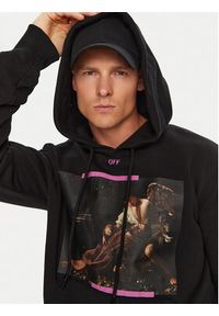 OFF-WHITE - Off-White Bluza OMBB097S23FLE0031034 Czarny Regular Fit. Kolor: czarny. Materiał: bawełna #5