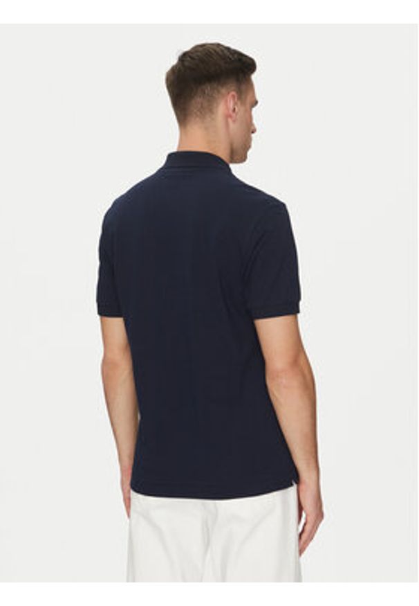 Lacoste Polo PH9851 Granatowy Classic Fit. Typ kołnierza: polo. Kolor: niebieski. Materiał: bawełna, syntetyk