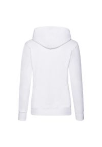 FRUIT OF THE LOOM - Bluza Damska Z Kapturem. Typ kołnierza: kaptur. Kolor: biały