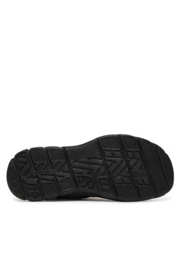 skechers - Skechers Sandały Revolted SS - Merrick 205181/BLK Czarny. Kolor: czarny. Materiał: skóra