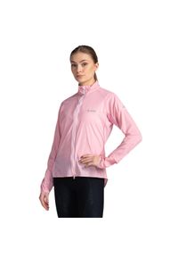 Kurtka damska Kilpi Tirano. Kolor: różowy. Materiał: nylon. Sport: bieganie #1