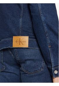 Calvin Klein Jeans Kurtka jeansowa J30J326553 Granatowy Straight Fit. Kolor: niebieski. Materiał: bawełna #4