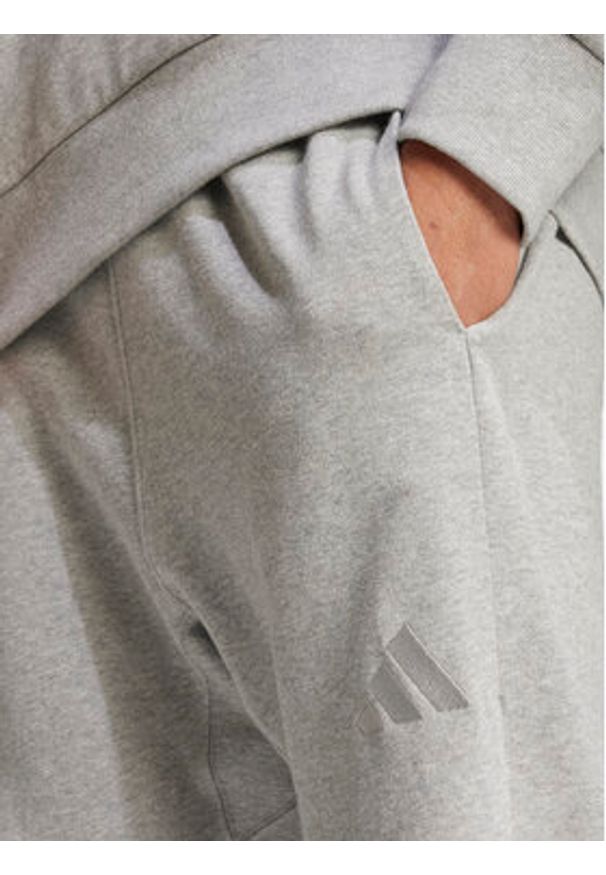 Adidas - adidas Spodnie dresowe ALL SZN French Terry IY6558 Szary Loose Fit. Kolor: szary. Materiał: bawełna