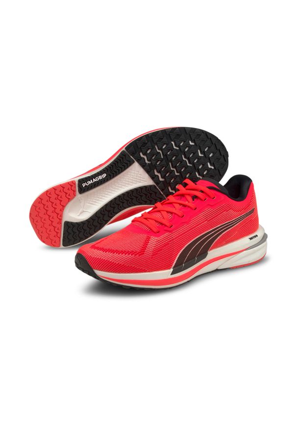 Puma - Damskie Sneakers PUMA WMNS Velocity Nitro Czerwono-Czarny-Biały 37. Kolor: czerwony, biały, wielokolorowy, czarny. Sport: bieganie