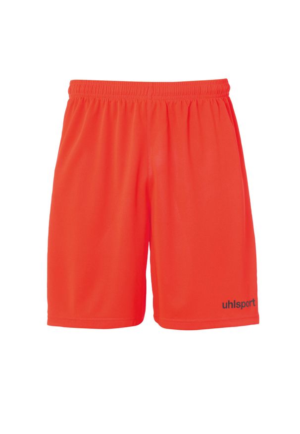 UHLSPORT - Szorty Uhlsport center basic. Kolor: czerwony, wielokolorowy, czarny. Materiał: materiał. Długość: krótkie. Sport: fitness, piłka nożna