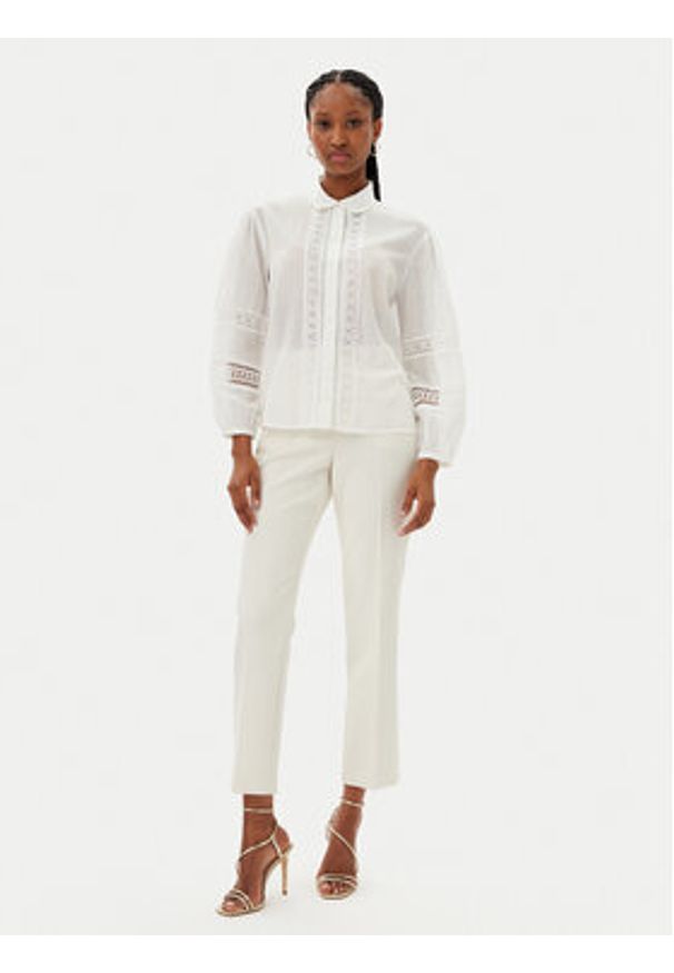 Gaudi Koszula 511FD45028 Écru Regular Fit. Kolor: kremowy. Materiał: wiskoza, bawełna