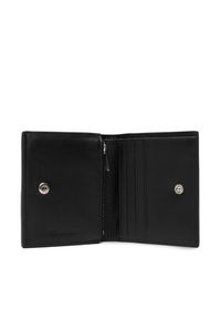 Calvin Klein Portfel Plaque Slim Trifold W Coin + Car LV04D1137G Czarny. Kolor: czarny. Materiał: skóra #3