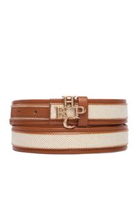 Beverly Hills Polo Club Pasek CEO-BHPC-W2-003-SS26 Beżowy. Kolor: beżowy. Materiał: materiał #1