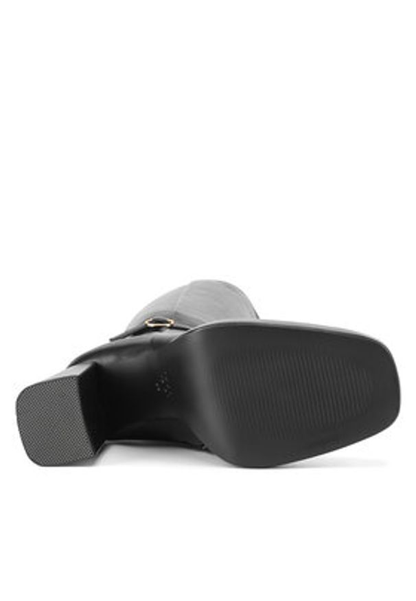 Jenny Fairy Kozaki HY7617-2 Czarny. Kolor: czarny. Materiał: materiał