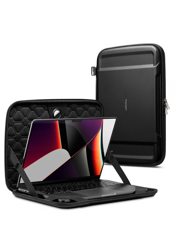 SPIGEN - Spigen Rugged Armor Pouch Pro Laptop 13-14 Black. Styl: elegancki