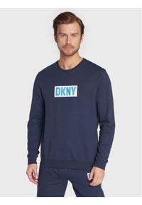 DKNY Longsleeve N5_6892_DKY Granatowy Regular Fit. Kolor: niebieski. Materiał: bawełna. Długość rękawa: długi rękaw #1