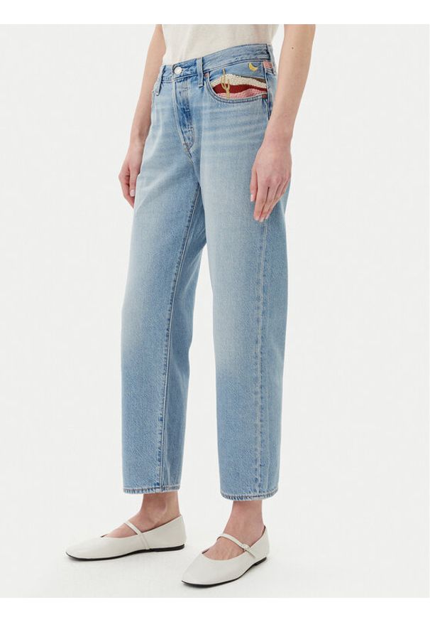 Levi's® Jeansy 501® 90's A9150-0008 Niebieski Loose Fit. Kolor: niebieski