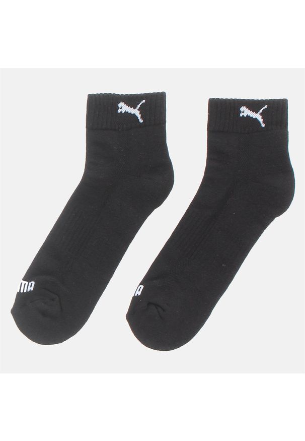 Skarpety dla dorosłych Puma Cushioned Quarter. Kolor: biały, wielokolorowy, czarny