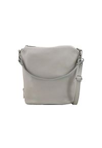 Barberini's - Listonoszka skórzana BARBERINI'S j. szara 334/1-8. Kolor: szary. Materiał: skórzane. Rozmiar: małe. Rodzaj torebki: do ręki #1