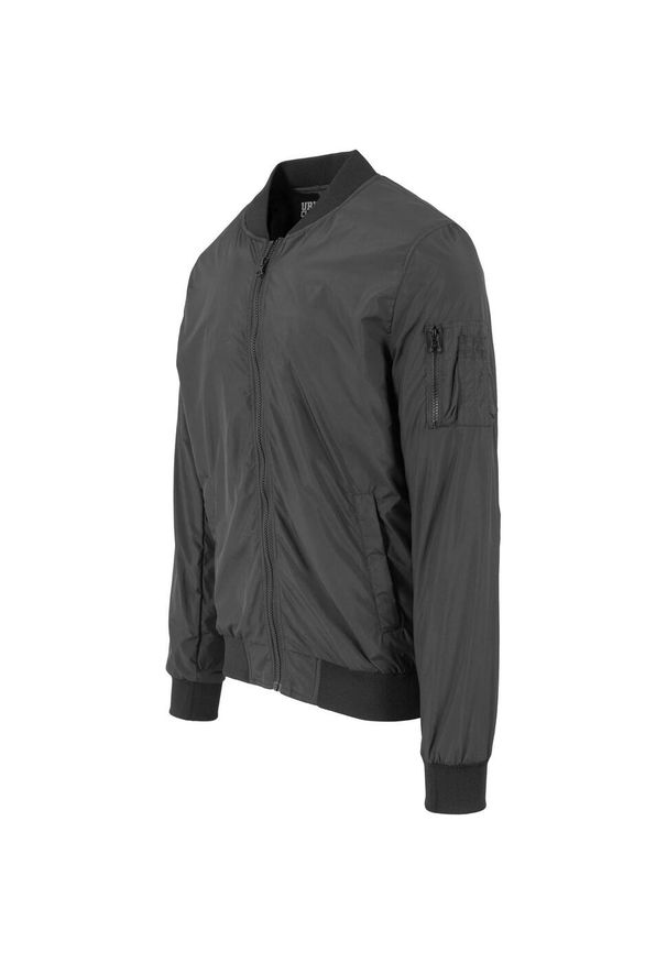 Urban Classics - Męska Lekka Kurtka Bomberka. Kolor: czarny
