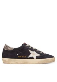 GOLDEN GOOSE Sneakersy Super-Star Classic GWF00101.F006163.50600 Granatowy. Kolor: niebieski. Materiał: skóra, zamsz