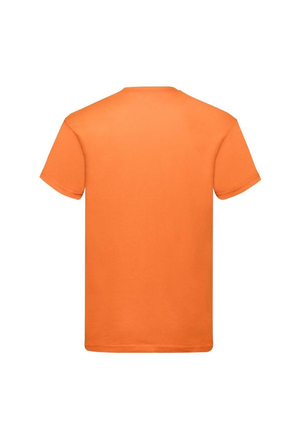 FRUIT OF THE LOOM - Oryginalna Koszulka Męska. Kolor: żółty, pomarańczowy, wielokolorowy