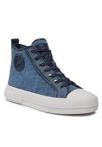 MICHAEL Michael Kors Trampki Evy High Top 43R4EYFS6D Niebieski. Kolor: niebieski. Materiał: materiał #6