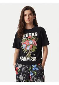 Adidas - adidas T-Shirt Fram Rio Graphic KR02801 Czarny Regular Fit. Kolor: czarny. Materiał: bawełna #1