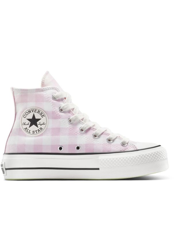 Buty sportowe Converse Chuck Taylor As Lift. Kolor: fioletowy. Materiał: materiał. Styl: sportowy