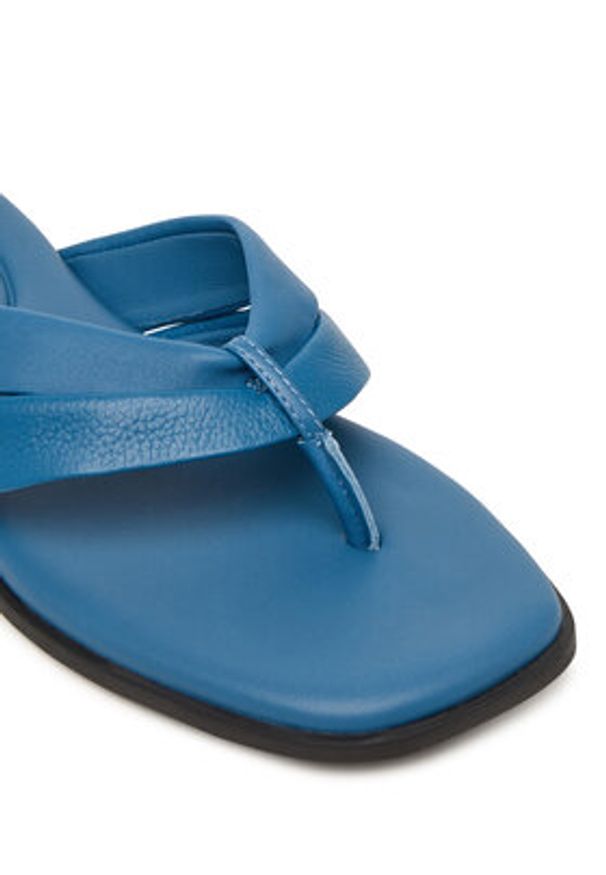 TOMMY HILFIGER - Tommy Hilfiger Japonki FW0FW09216 Niebieski. Kolor: niebieski. Materiał: skóra