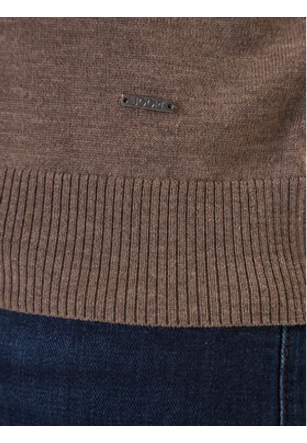 JOOP! Sweter 17 JK-03Dario 30032603 Brązowy Modern Fit. Kolor: brązowy. Materiał: wełna