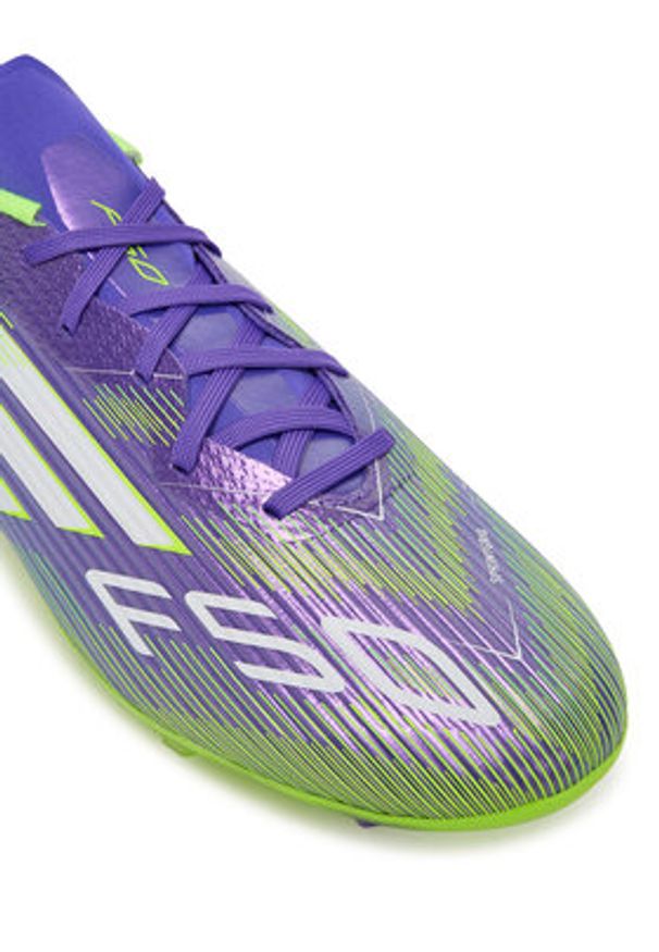 Adidas - adidas Buty do piłki nożnej F50 League Firm/Multi-Ground Boots JI0003 Fioletowy. Kolor: fioletowy. Materiał: materiał