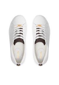 MICHAEL Michael Kors Sneakersy Keaton Lace Up 43T2KTFS3L Biały. Kolor: biały. Materiał: skóra