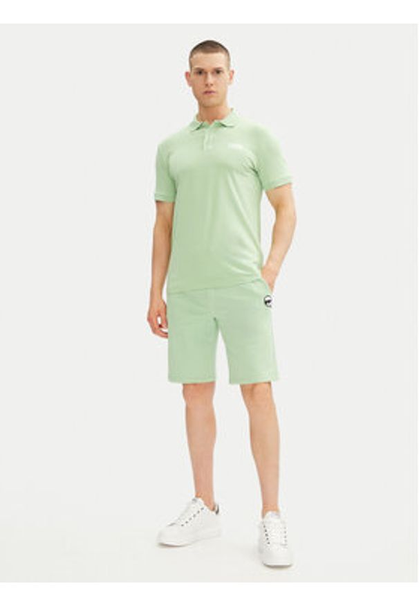 Karl Lagerfeld - KARL LAGERFELD Szorty sportowe 705014 552900 Zielony Regular Fit. Kolor: zielony. Materiał: bawełna. Styl: sportowy
