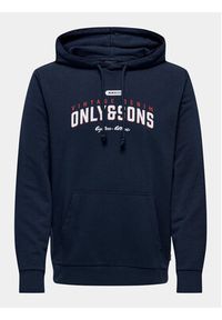 Only & Sons Bluza Lenny 22028594 Granatowy Regular Fit. Kolor: niebieski. Materiał: syntetyk, bawełna #3