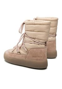 Moon Boot Śniegowce Ltrack Suede Nylon 24500200001 Beżowy. Kolor: beżowy. Materiał: materiał