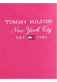 TOMMY HILFIGER - Tommy Hilfiger Legginsy KG0KG07682 Różowy Slim Fit. Kolor: różowy. Materiał: bawełna