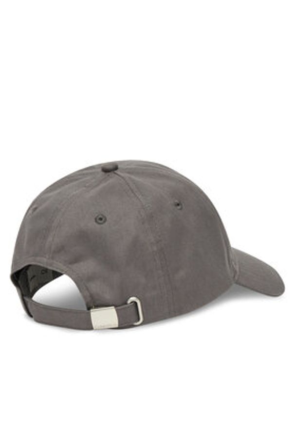 Calvin Klein Czapka z daszkiem LV04G5004G Szary. Kolor: szary. Materiał: bawełna, materiał