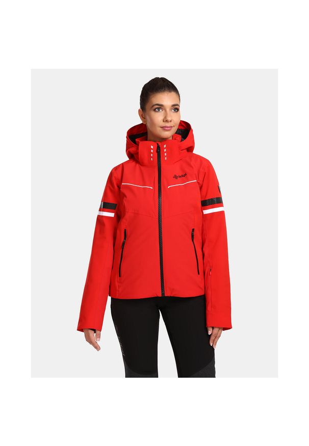 Damska kurtka narciarska Kilpi LORIEN-W. Kolor: czerwony. Sezon: zima. Sport: narciarstwo