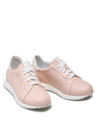 Solo Femme Sneakersy D0102-01-N03/N01-03-00 Różowy. Kolor: różowy. Materiał: skóra #5
